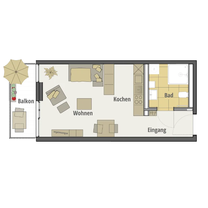 Wohnungstyp 3a
