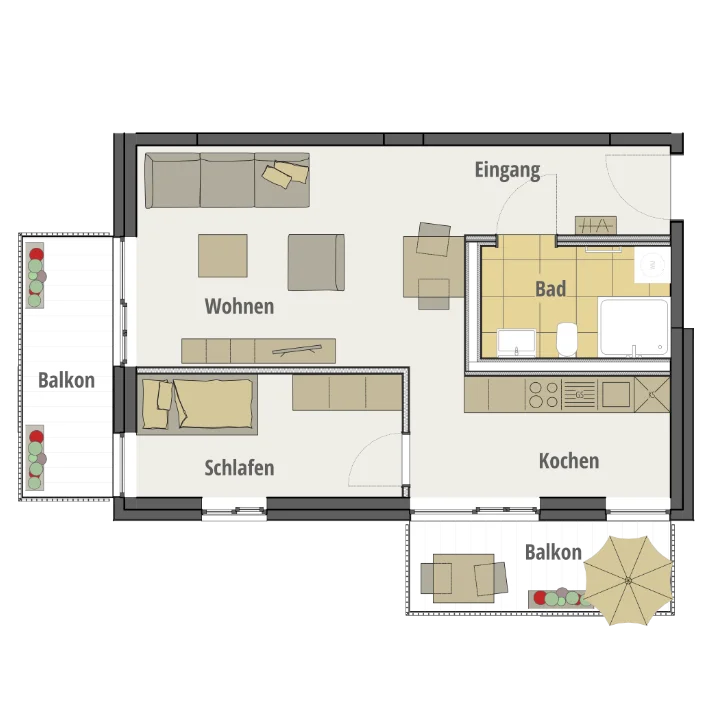 Wohnungstyp 4c