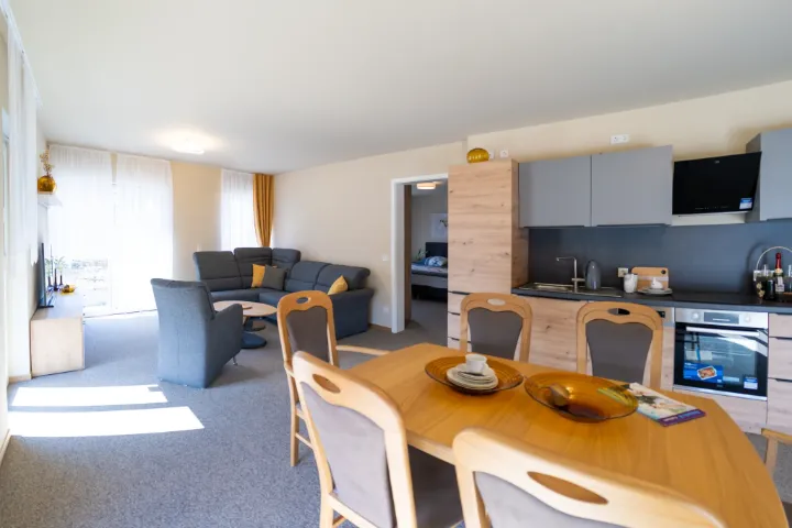 Wohnraum barrierearme Eck-Wohnung