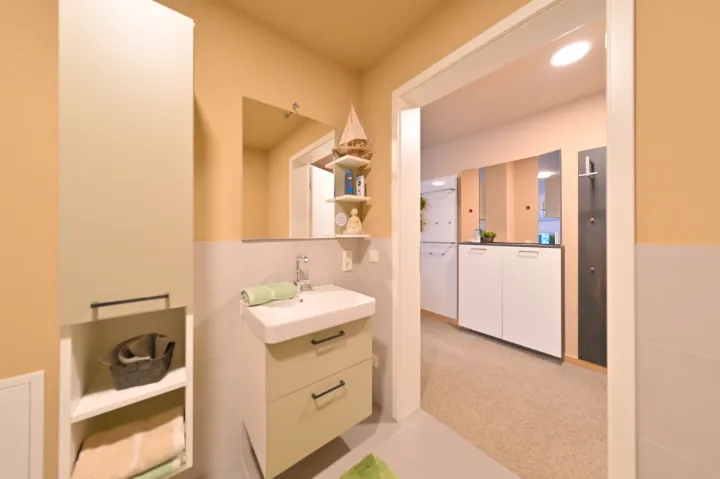 Badezimmer Ein-Raum-Wohnung